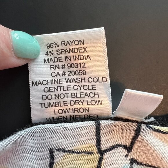 Parsley & Sage Ladies Half Sleeve‎ Pre-owned Abstract Print Knit Top Size Small - Picture 4 of 4